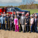 Group photo of attendees at the Heath DPS Station #30 ground breaking ceremony.