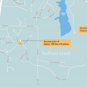 Country Club Drive Construction Map