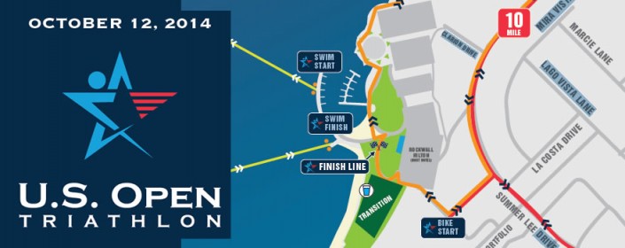 US Open Tri Map