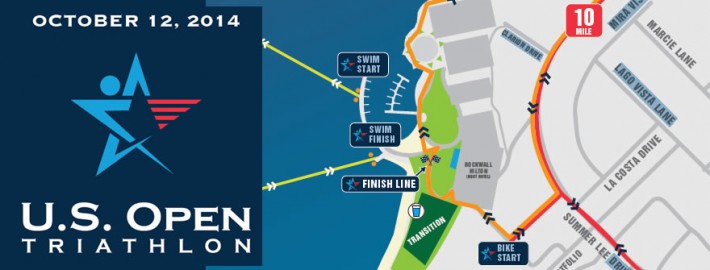 US Open Tri Map