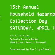 Hazardous Waste Event 04/18/15