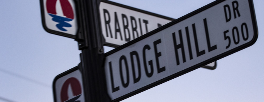 Rabbit Ridge Road Sign