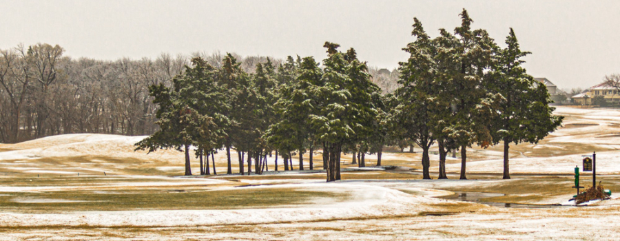 Snow on Buffalo Creek Golf Course