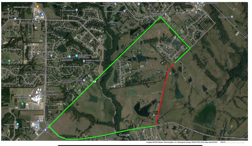 Rabbit Ridge Construction Detour Map