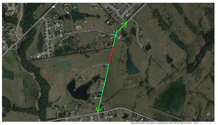 Rabbit Ridge Construction Entry and Exit Map