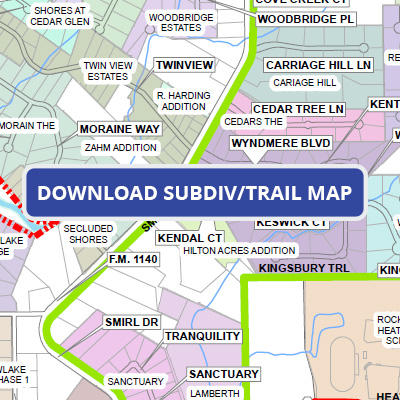 Subdivision Trail Map