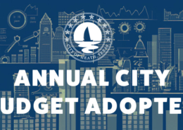 Annual City Budget Adopted.