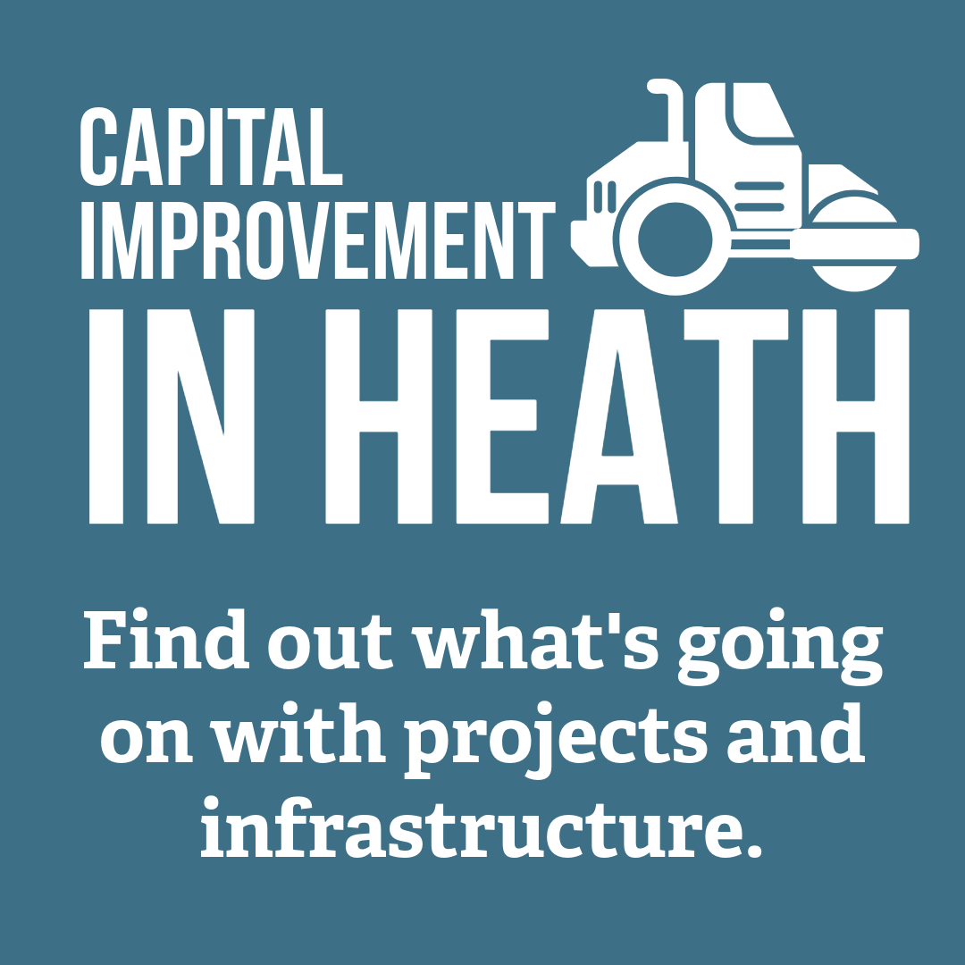 Capital Improvements graphic that links to the Construction update page.