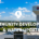 Aerial view of Heath, Texas, featuring the Heath water tower and community buildings under a bright blue sky. Overlaid white text reads “COMMUNITY DEVELOPMENT & WATER UPDATE,” with the City of Heath seal above the title.