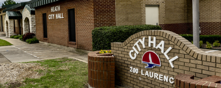 The entrance to City Hall.