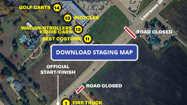 Parade Staging Map