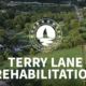 Aerial view of Terry Lane from Terry Park.
