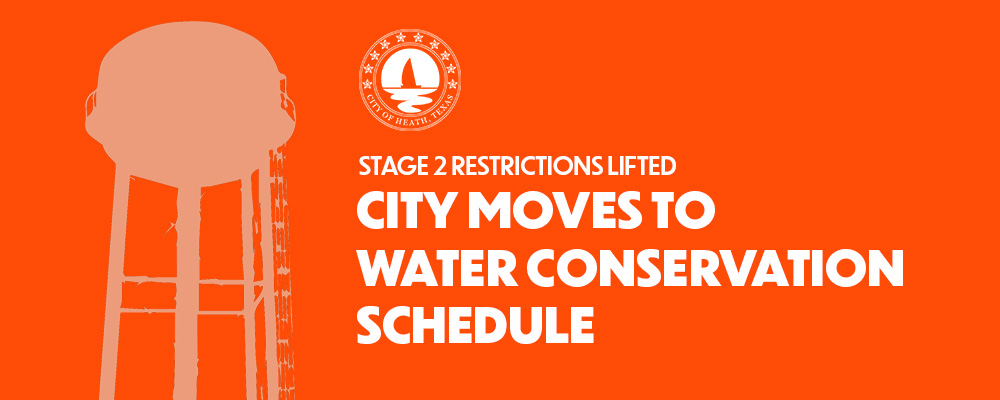 City moves to Water Conservation Schedule.