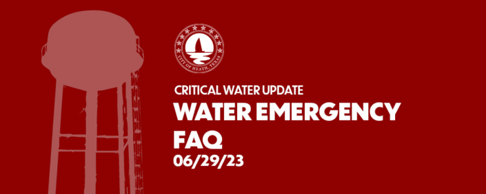 Water Emergency FAQ