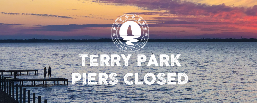 The boat ramp piers at Terry Park.